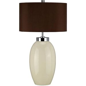 Elstead Lighting Victor Small Table Lamp - Cream - Small Table Lamp - E27 - UK Elstead Lighting Victor Small Table Lamp - Cream - Small Table Lamp - E27 - UK