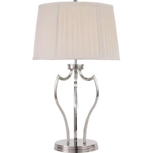 Elstead Pimlico Polished Nickel 1 Light Table Lamp - Table Lamp Elstead Pimlico Polished Nickel 1 Light Table Lamp - Table Lamp