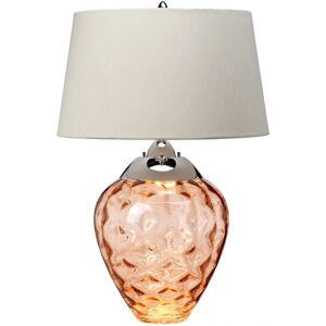 Quintiesse Samara Table Lamp - Steel, Glass, Faux Silk Quintiesse Samara Table Lamp - Steel, Glass, Faux Silk