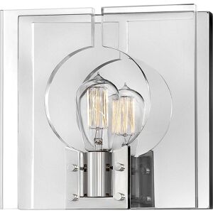 Applique Murale Ludlow de Hinkley - Nickel Poli - 60W E27, Style Industriel - Publicité Applique Murale Ludlow de Hinkley - Nickel Poli - 60W E27, Style Industriel - Publicité