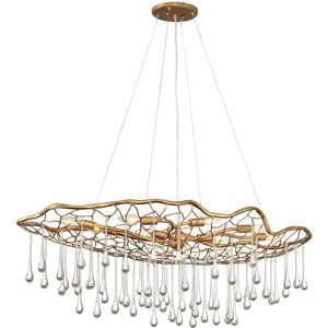 Hinkley Laguna Or Vieilli 8-Lights Suspension - Suspension - Publicité Hinkley Laguna Or Vieilli 8-Lights Suspension - Suspension - Publicité
