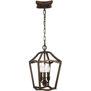 Feiss Yarmouth Steel Pendant Lamp - 3 Bulbs - Modern Traditional Feiss Yarmouth Steel Pendant Lamp - 3 Bulbs - Modern Traditional