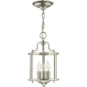 Hinkley Gentry 3 Candle Small Pendant Light - Polished Nickel Hinkley Gentry 3 Candle Small Pendant Light - Polished Nickel
