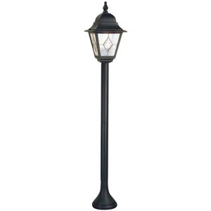 Elstead Norfolk Outdoor Bollard Lantern - IP43, Black, E27 Elstead Norfolk Outdoor Bollard Lantern - IP43, Black, E27