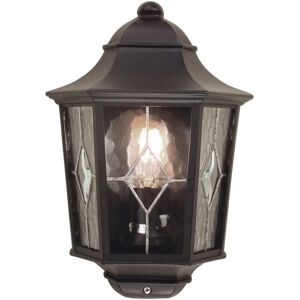 Elstead Norfolk Outdoor Wall Lantern - IP44, 100W, Black Elstead Norfolk Outdoor Wall Lantern - IP44, 100W, Black