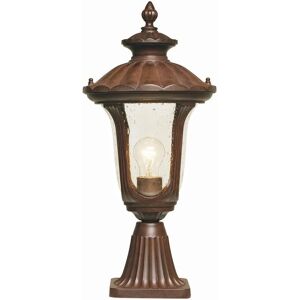 Elstead Lighting Chicago Small Outdoor Pedestal Lantern - Outdoor Pedestal Lantern Elstead Lighting Chicago Small Outdoor Pedestal Lantern - Outdoor Pedestal Lantern