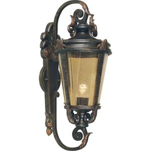 Elstead Lighting Baltimore Weathered Bronze Wall Lantern - Outdoor IP44 E27 69cm Elstead Lighting Baltimore Weathered Bronze Wall Lantern - Outdoor IP44 E27 69cm