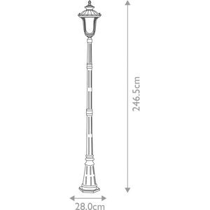Elstead Lighting Chicago Rusty Bronze Outdoor Lamp Post - Outdoor Lamp Post Elstead Lighting Chicago Rusty Bronze Outdoor Lamp Post - Outdoor Lamp Post