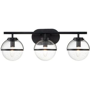 Hinkley Hollis 3-Light Bathroom Wall Sconce - Wall sconce, steel, clear seeded glass, E14, 3 bulbs Hinkley Hollis 3-Light Bathroom Wall Sconce - Wall sconce, steel, clear seeded glass, E14, 3 bulbs