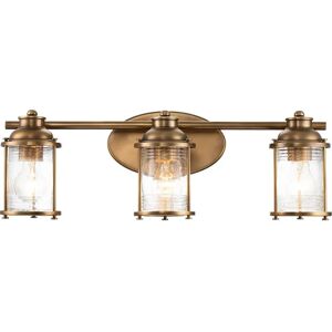 Kichler Ashland Bay 3-Light Badezimmer-Wandleuchte - Naturmessing Kichler Ashland Bay 3-Light Badezimmer-Wandleuchte - Naturmessing