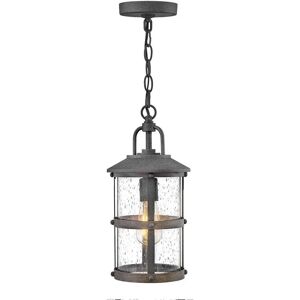 Luminaire suspendu extérieur Lakehouse de Hinkley - Zinc vieilli, Gris bois flotté, IP44 - Publicité Luminaire suspendu extérieur Lakehouse de Hinkley - Zinc vieilli, Gris bois flotté, IP44 - Publicité