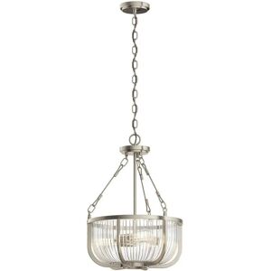 Suspension Kichler Roux 3 Lumières - Plafonnier industriel vintage - Publicité Suspension Kichler Roux 3 Lumières - Plafonnier industriel vintage - Publicité