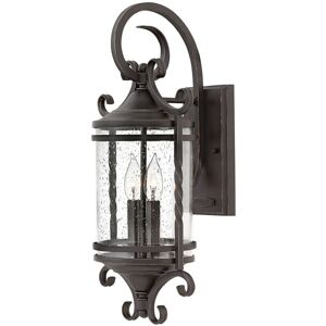 Quintessentiale Casa Outdoor Wall Lantern - Olde Black Seeded Glass Quintessentiale Casa Outdoor Wall Lantern - Olde Black Seeded Glass