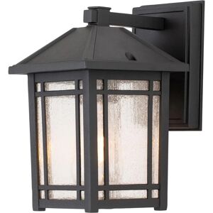Quoizel Cedar Point Black Outdoor Wall Lantern - IP44 Quoizel Cedar Point Black Outdoor Wall Lantern - IP44