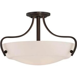 Elstead Quoizel Chantilly 3 Light Semi-Flush Ceiling Fitting - Ceiling Light Elstead Quoizel Chantilly 3 Light Semi-Flush Ceiling Fitting - Ceiling Light