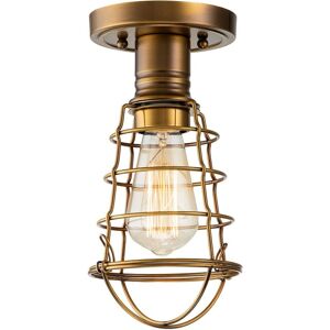 Quoizel Mixon Semi Flush Ceiling Light Weathered Brass - Lighting Quoizel Mixon Semi Flush Ceiling Light Weathered Brass - Lighting