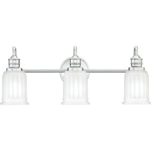 Quoizel Swell 3 Light Bathroom Wall Light - Wall Light Quoizel Swell 3 Light Bathroom Wall Light - Wall Light