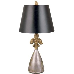 Elstead Rodrigue Silber Schwarz Gold Tischleuchte - Tischlampe Elstead Rodrigue Silber Schwarz Gold Tischleuchte - Tischlampe