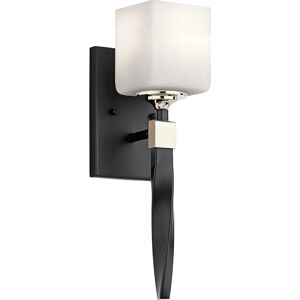 Kichler Marette Black Wall Lamp with Shade - Wall Sconce, Modern Kichler Marette Black Wall Lamp with Shade - Wall Sconce, Modern