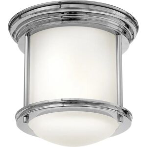 Elstead Hadrian Chrome Opal Flush Mount - Lighting Fixture Elstead Hadrian Chrome Opal Flush Mount - Lighting Fixture