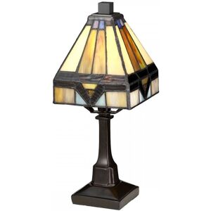 Quoizel Holmes Tiffany Table Lamp - Small Vintage Bronze Quoizel Holmes Tiffany Table Lamp - Small Vintage Bronze