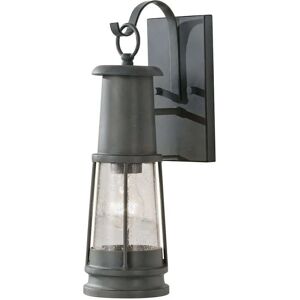 Elstead Feiss Chelsea Harbour Single Outdoor Wall Lantern - Storm Cloud Grey Elstead Feiss Chelsea Harbour Single Outdoor Wall Lantern - Storm Cloud Grey