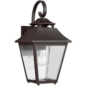 Feiss Galena Black Outdoor Wall Lantern - IP44, 60W Feiss Galena Black Outdoor Wall Lantern - IP44, 60W
