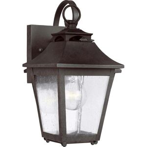 Feiss Galena Outdoor Wall Lantern - Black - Seeded Glass Feiss Galena Outdoor Wall Lantern - Black - Seeded Glass