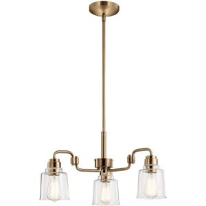 Kichler Aivian Multi Arm Pendant Ceiling Light - Weathered Brass - Ceiling Light Kichler Aivian Multi Arm Pendant Ceiling Light - Weathered Brass - Ceiling Light