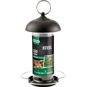 Gardman Black Steel Seed Feeder 19cm Gardman Black Steel Seed Feeder 19cm