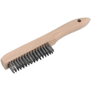 Sealey WB02 Steel Wire Brush - Wire Brush for General Use Sealey WB02 Steel Wire Brush - Wire Brush for General Use