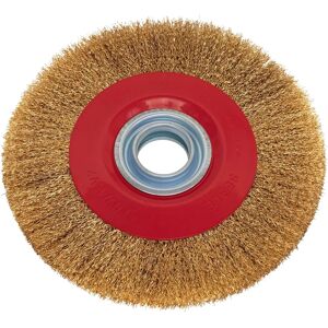 Sealey BG200/WW1 Wire Wheel - Brass coated steel wire - Fits 200mm bench grinders Sealey BG200/WW1 Wire Wheel - Brass coated steel wire - Fits 200mm bench grinders