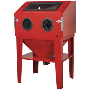 Sealey SB974 Shot Blasting Cabinet - Heavy-duty steel, double access, 960x720x1500mm Sealey SB974 Shot Blasting Cabinet - Heavy-duty steel, double access, 960x720x1500mm