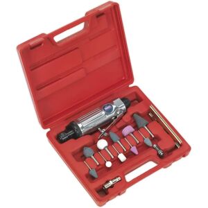 Sealey SA67 Air Die Grinder Kit - Straight - 6mm Chuck - 22000rpm Sealey SA67 Air Die Grinder Kit - Straight - 6mm Chuck - 22000rpm