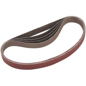 Sealey SA355/B120G 120Grit Sanding Belt - 20x520mm - Pack of 5 Sealey SA355/B120G 120Grit Sanding Belt - 20x520mm - Pack of 5