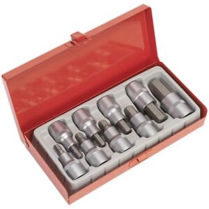 Sealey AK620 Hex Socket Set 9pc - Chrome Vanadium Steel Sealey AK620 Hex Socket Set 9pc - Chrome Vanadium Steel