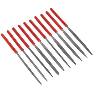 Sealey AK576 Needle File Set - Needle Files, Vinyl Handle, 140mm Sealey AK576 Needle File Set - Needle Files, Vinyl Handle, 140mm