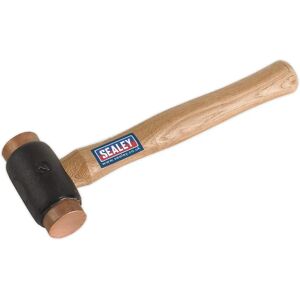 Sealey CFH03 Copper Faced Hammer - Heavy Duty - 2.75lb - Hickory Shaft Sealey CFH03 Copper Faced Hammer - Heavy Duty - 2.75lb - Hickory Shaft
