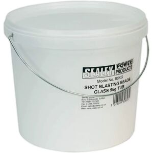 Sealey B5Kg Shot Blasting Beads Glass - Shot Blasting Beads Sealey B5Kg Shot Blasting Beads Glass - Shot Blasting Beads