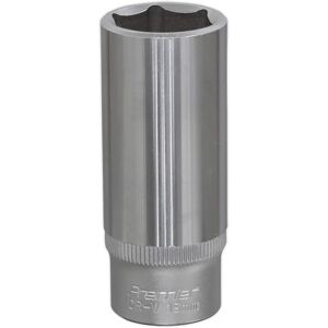 Sealey S3819D Deep WallDrive Socket - 19mm, 3/8"Sq, Chrome Vanadium Sealey S3819D Deep WallDrive Socket - 19mm, 3/8"Sq, Chrome Vanadium