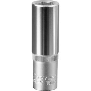 Sealey S1215D Deep WallDrive Socket 15mm 1/2"Drive Sealey S1215D Deep WallDrive Socket 15mm 1/2"Drive