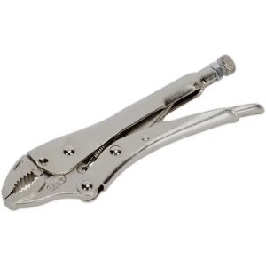 Sealey AK6820 Locking Pliers - Curved Jaws - 180mm - 0-35mm Capacity Sealey AK6820 Locking Pliers - Curved Jaws - 180mm - 0-35mm Capacity