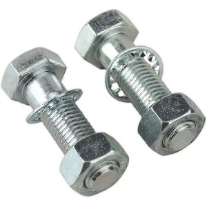 Sealey TB27 Tow Ball Bolts and Nuts - High Tensile M16 x 55mm Pack of 2 Sealey TB27 Tow Ball Bolts and Nuts - High Tensile M16 x 55mm Pack of 2