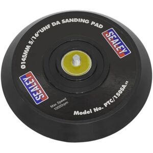 Sealey PTC/150SA Backing Pad for Stick-on Discs Ø145mm 5/16" UNF Sealey PTC/150SA Backing Pad for Stick-on Discs Ø145mm 5/16" UNF