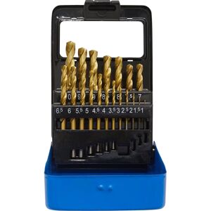 Sealey AK4719 Titanium Coated Fully Ground Drill Bit Set 19pc - Drills for Metal Sealey AK4719 Titanium Coated Fully Ground Drill Bit Set 19pc - Drills for Metal