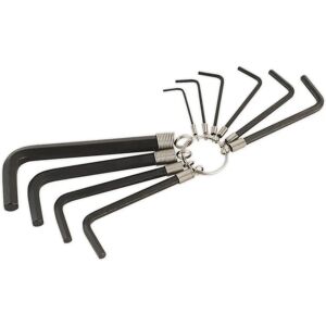 Sealey AK6148 Hex Key Set - 10pc Metric - Chrome Vanadium Sealey AK6148 Hex Key Set - 10pc Metric - Chrome Vanadium