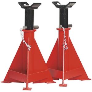 Sealey AS15000 Axle Stands - 15T Capacity per Stand, 30T Pair Sealey AS15000 Axle Stands - 15T Capacity per Stand, 30T Pair