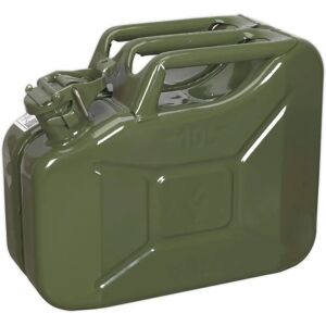 Sealey JC10G Jerry Can 10L - Green - Jerry Can Sealey JC10G Jerry Can 10L - Green - Jerry Can
