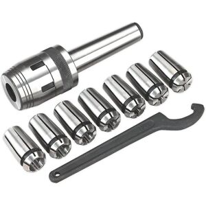 Sealey SM2502MCS Mill Chuck Set - Drilling & Milling Accessories Sealey SM2502MCS Mill Chuck Set - Drilling & Milling Accessories