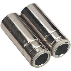 Sealey MIG915 Gas Cup - Cylindrical Nozzle Pack of 2 Sealey MIG915 Gas Cup - Cylindrical Nozzle Pack of 2